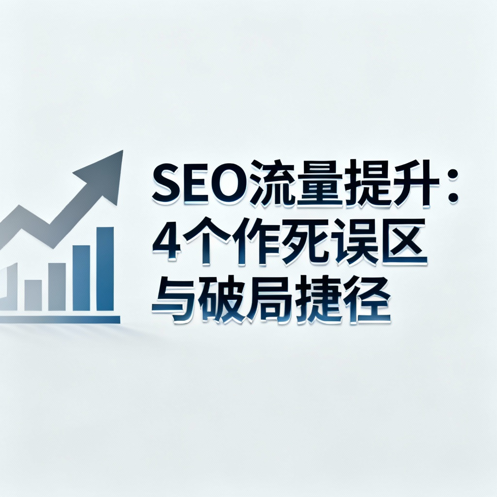 SEO流量提升，4个作死误区与破局捷径